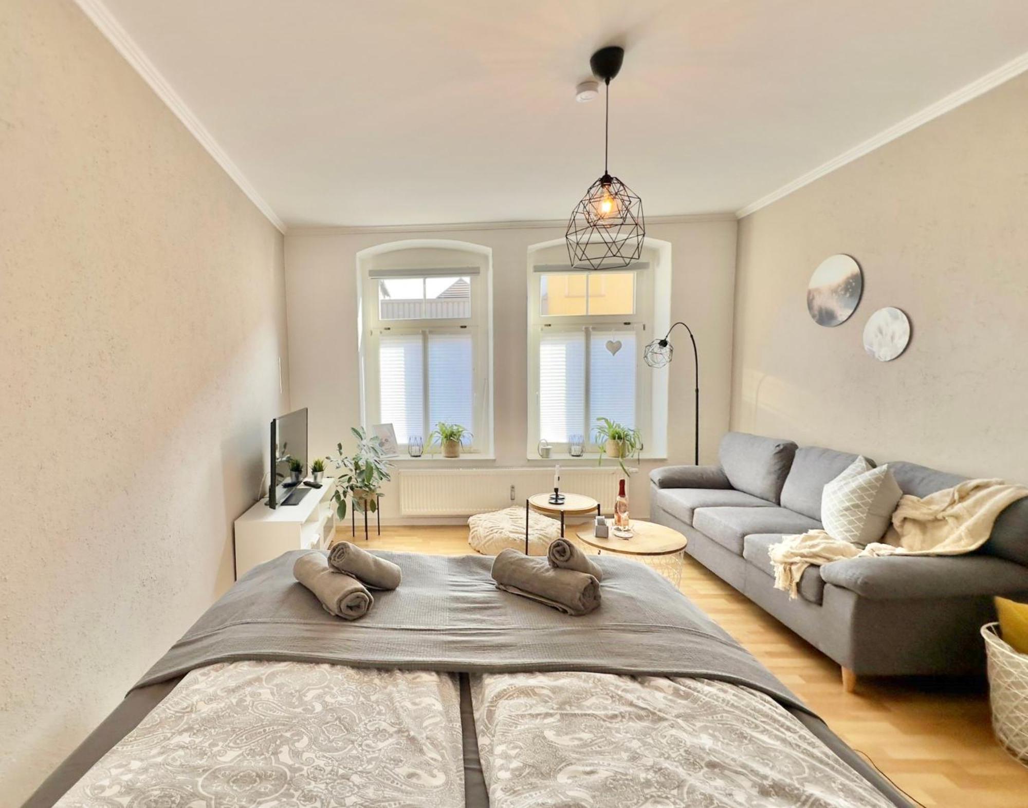 Appartement "Stadtgefluester" Im Zentrum, Inkl Stellplatz, 2 Betten, Babybett, Balkon, Gratis Kaffee Und Tee, Wlan Bautzen Esterno foto